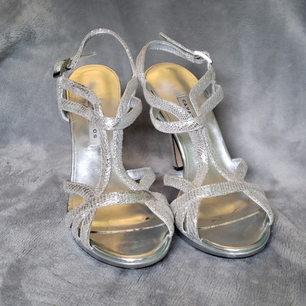 Silver High Heels